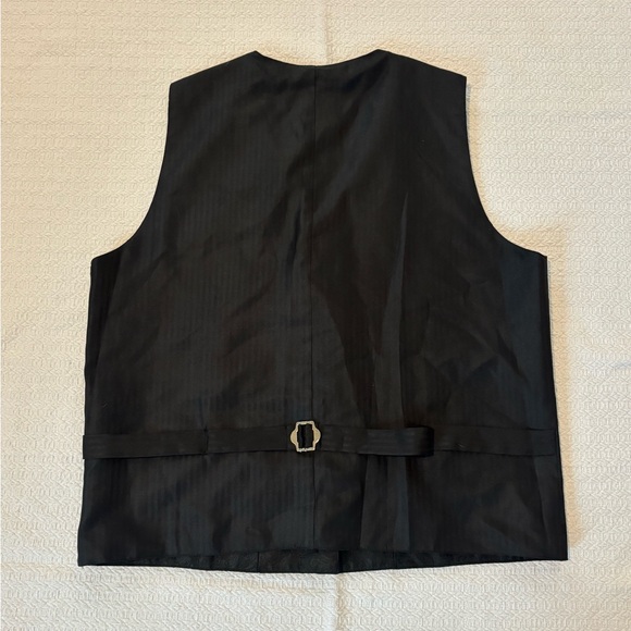 Scully Black Vintage Silk Vest - Picture 3 of 3